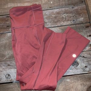 Lululemon Fast and Free High Rise Crop 23”